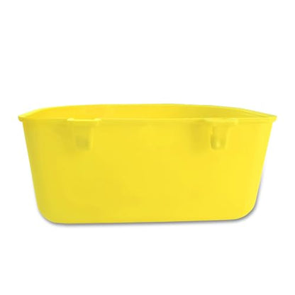 3pcs Cage Cups 25oz Feeder and Waterer Chicken Food Bowl, Hanging Rabbit Drinker Cup Yellow Bird Water Container with Hooks,Pet Feeding Dish for Small Animals - size: 3 Pack