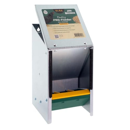 Olba B.V. Automatic Poultry Feeder with Lid, 2.5 kg