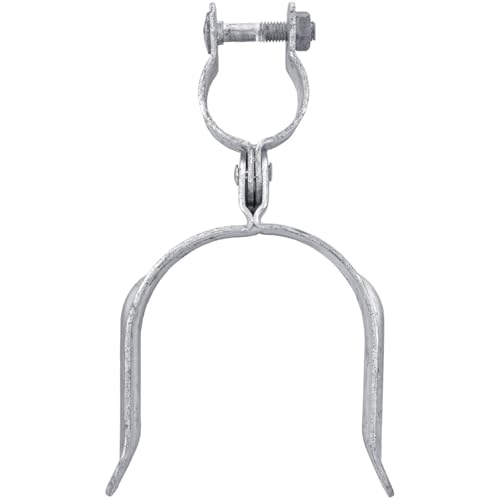 Heavy Duty Fork Latch (Bolt in) 1-5/8" x 4" Galvanized Pressed Steel - size: 1-5/8" x 4"
