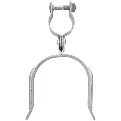 Heavy Duty Fork Latch (Bolt in) 1-5/8" x 4" Galvanized Pressed Steel - size: 1-5/8" x 4"