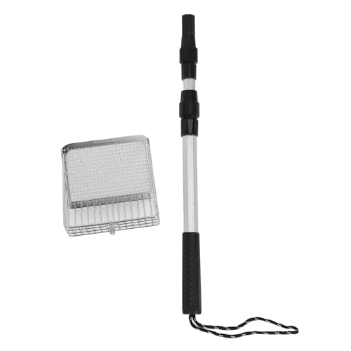 RiToEasysports Garbage Shovel, Anti Stick Metal Long Handle Chicken Coop Cleaner for Farmers Pet Owners and Backyard Cleanup
