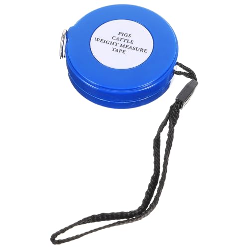 Animal Weight Measuring Tape 2.5m for Cattle Goat Pig Horse, Flexible Body Girth Tape Measure for Livestock Farm Use Assorted Style Assorted Style