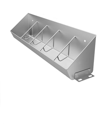 Heavy Duty Waterproof Pig Feeders | 2 in 1 Hog Feeder Trough for Piglets and Livestock | Durable Outside Feeding Pan - size: 5 bit