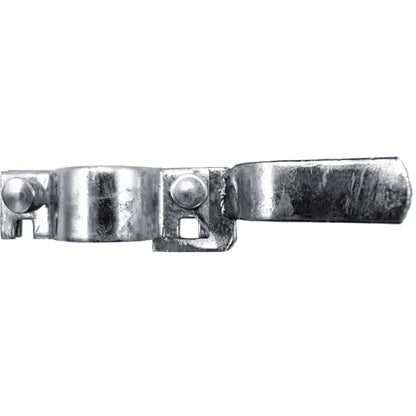 1-3/8" x 1-5/8" Galvanized Chain Link Fork Latch for Gates with Padlock Hole - Case of 25 - size: 1-3/8" x 1-5/8 Chain - Case