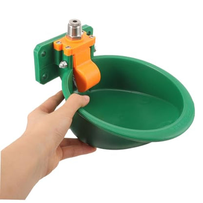 ERINGOGO 2pcs Automatic Goat Sheep Water Bowl Plastic Livestock Drinking Dispenser Float Valve Suitable for Cattle and Pigs Easy to Use Automatic Waterer