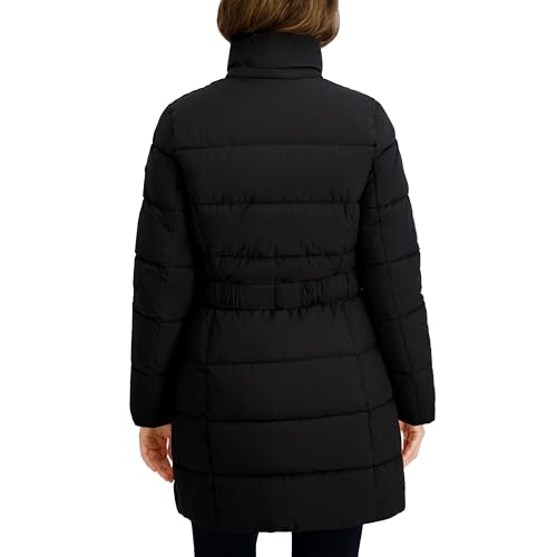 Nautica Women's Maxi Puffer - color: Black, size: Large