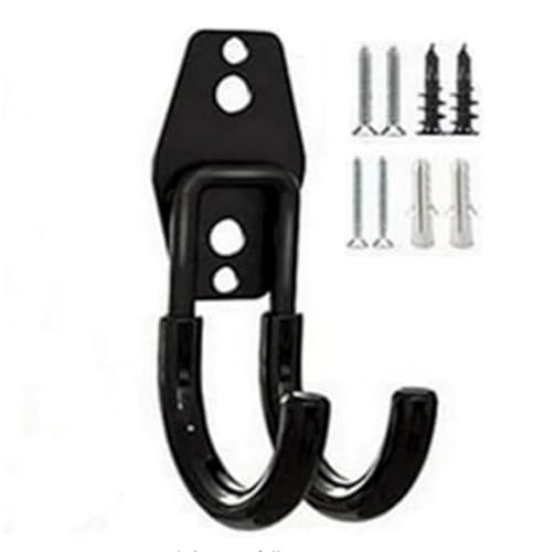 zoele Wall Mounting High Velocity Floor Fan Bracket, Wall Mount Industrial Grade Floor Fan Hook Hanger, Wall Fan Support Hook kit (2 Pack Black) - color: 2 Pack Black