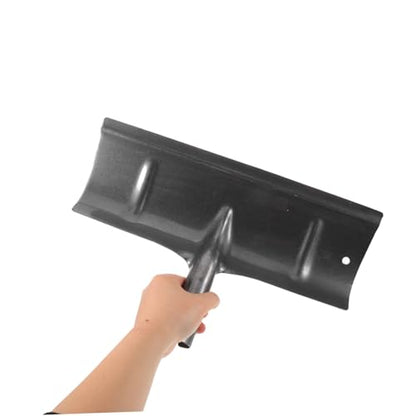 TEHAUX Manual Manure Removal Tool for Poultry and Livestock with Manganese Steel Shovel Head, Efficient Horse Scraper for Farm Settings and Poultry Cage Cleaning