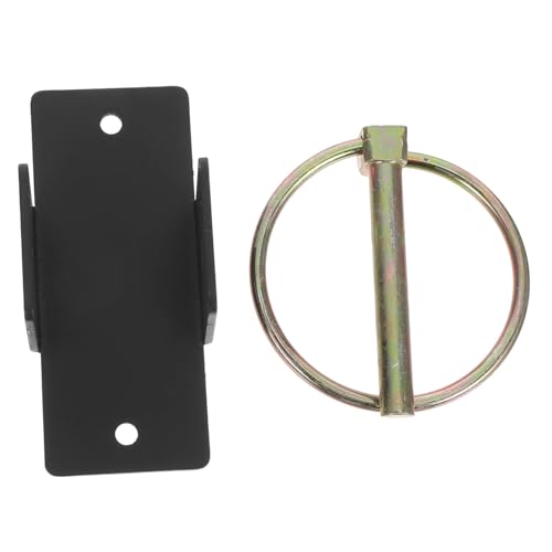 Cabilock Heavy-Duty Steel Livestock Bucket Hook with Quick Release and Pin for Feed Buckets in Horse Stables and Tack Rooms, Barn and Stable Supplies
