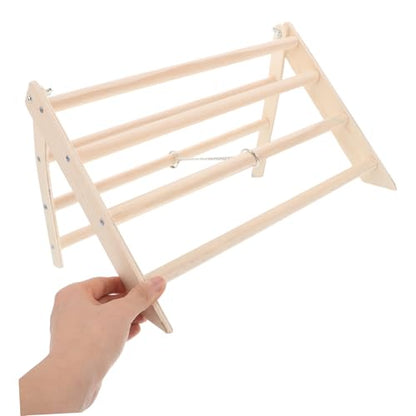 Yardwe Chicken Perch Stand for Poultry Roosting Bar and Climbing Ramp Toy for Chicks and Chickens Easy to Clean Coop Accessory