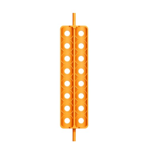 Egg Basket Turner Attachment Compatible with Maticoopx 20 High-Strength Incubator Tray Yellow for 16 Quail Eggs to Help Fix Hatching Capacity 1 Pack