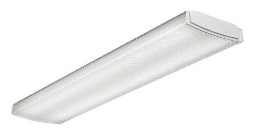 Lithonia Lighting LBL4 LP840 4-Feet Commercial LED Wraparound Indoor Light, White - color: 4000K, size: 4 ft | Curved, style: 1st Gen