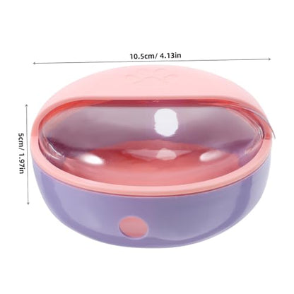 WOONEKY Small Pet Feeder with Pacifiers Spout Spillproof Milk Bowl for Puppies and Kittens Durable Material Versatile Design for Cats and Dogs for Newborn Pets