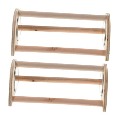 POPETPOP Roosting Bar for Hens and Chicks Wooden Coop Stand for Indoor Outdoor Use Promotes Healthy Growth and Activity for Enhanced Wellbeing