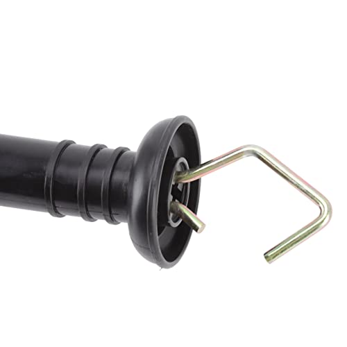 Electric Fence Spring Gate Handles Kit, 5M Tension Wire Rope Retractable Fence Gate Insulated Handle Agricultural Fencing