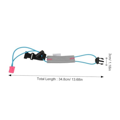 KOMBIUDA 2 Pcs Reflective Running Bands High Visibility Bicycle Pants Cuff Leg Straps for Night Walking Cycling Safety Fit Stretch Reflective Belt for Outdoor Sports