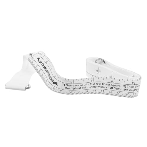 Totority Horse Measuring Tape for Livestock Reusable Weight Measure Tape for Farm Use Accurate Body and Waist Measurement and
