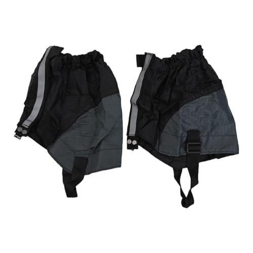 Reflective Hiking Gaiters Waterproof, Thickened Nylon Leg Gaiters for Men Women, Anti-Sand Mud Snow Ankle Covers for Outdoor Climbing Trekking Hunting