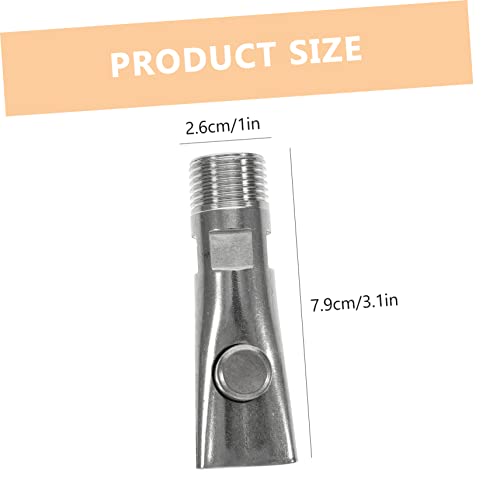 TOYANDONA 5pcs Automatic Pig Waterer Stainless Steel Livestock Feeder Nipple Drinkers for Piglets Farm Accessories Leak Water Supply Tool