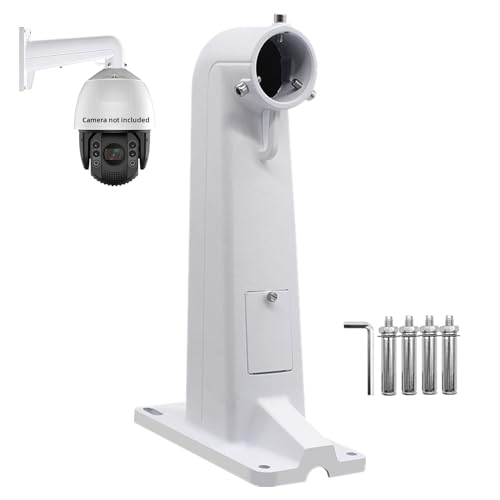 Universal Security PTZ Camera Wall Mount Bracket,Aluminium Alloy Indoor/Outdoor Dome Ball Camera Mounting Bracket for CCTV Hikvision PTZ Camera