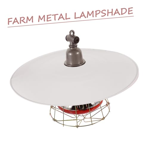 Heat Lamp Bulb Guard for Chickens Cover for Brooders Efficient Heat Dissipation Easy Installation Versatile Use Chicken Livestock Reptile Enclosures