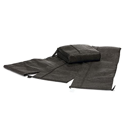 PIG Water Barrier | Sandless Sandbags for Flooding | 2 Pack | 10'L x 6.5"W x .25"H | Water Diverter | PM50417 - size: 10'L x 6.5"W x .25"H