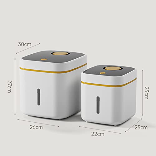 10KG Kitchen Container Bucket Insect-Proof Moisture-Proof Rice Box Grain Sealed Jar Home Storage Pet Dog Food Dark Green