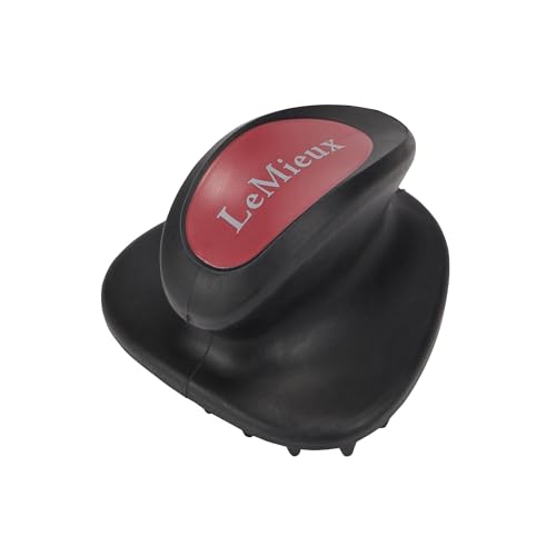 LeMieux Massage Brush - Horse Grooming Brush - Black