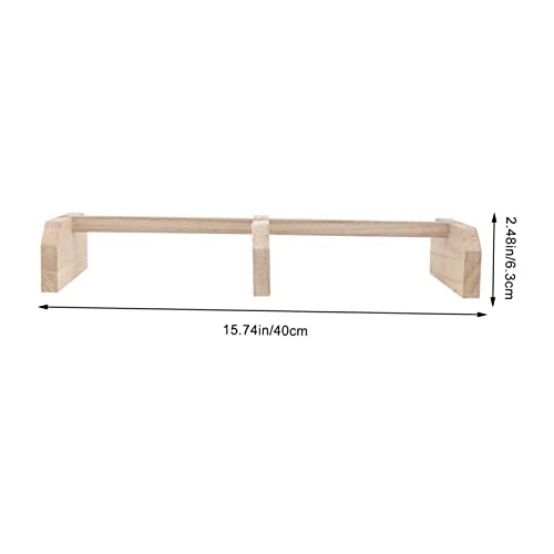 FRCOLOR 1pc Wooden Chicken Perch Roosting Bar for Chickens Birds and Pets Versatile Coop Ladder and Toy for Relaxation and Play for Brooder Supplies