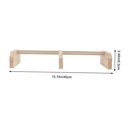 FRCOLOR 1pc Wooden Chicken Perch Roosting Bar for Chickens Birds and Pets Versatile Coop Ladder and Toy for Relaxation and Play for Brooder Supplies