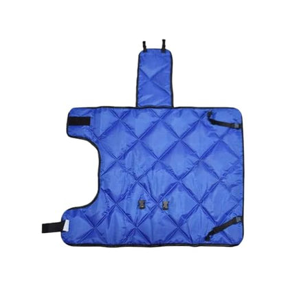 Reinforced Calf Blanket Jackets with Reflective Strips Thickened Windproof Calf Warm Coat for Cold Weather Farming Use Insulated Livestock Vest