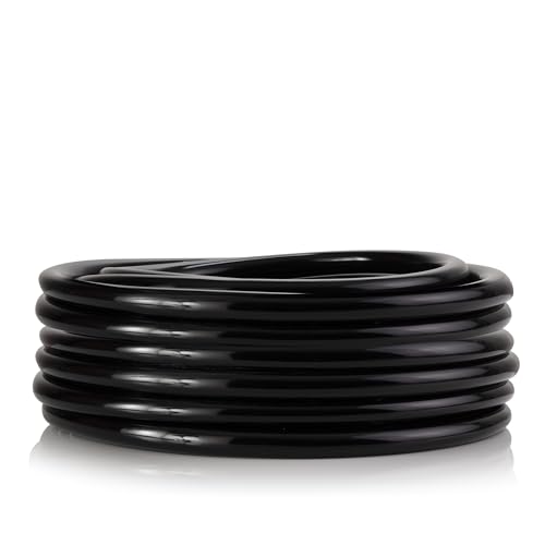 Alpine Corporation 5/8 Inch Inside and 7/8 Inch Outside Diameter by 100 Feet Long PVC Tubing for Ponds, Fountains and Waterfalls Circulations, Black - size: 5/8" I.D. x 7/8" O.D.