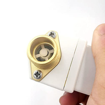 Beduan High flow 3/4" 12V Plastic Water Electric Solenoid Valve Normally Closed (Pack of 2) - size: DC12V-3/4" (Pack of 2)