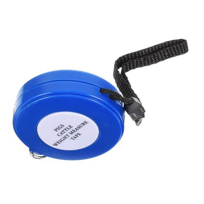 Animal Weight Measuring Tape 2.5m Blue Pig Cattle Goat Body Tape Measure for Livestock Chest Girth and Weight Measurement Farm Use Style