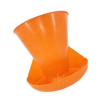 Wall Mounted Pigs Feeder with 4 Feeding Compartments for Organized Livestock Feeding Easy to