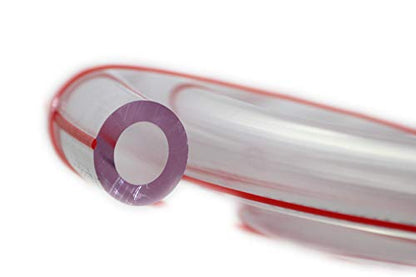 Milk Hose/Tube Transparent Food Grade for Cow Or Goat Milking Machines 8 Ft Long by Melasty (14mm ID) - size: 14mm