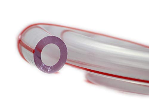 Milk Hose/Tube Transparent Food Grade for Cow Or Goat Milking Machines 8 Ft Long by Melasty (14mm ID) - size: 14mm
