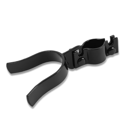 1-3/8" x 1-7/8" Chain Link Fence Gate Fork Latch - Fence Gate Latch - Galvanized Fence Gate Latch with Hole for Padlock, Chain Link Gate Latch (Black, 1-3/8"-1-7/8") - color: Black, size: 1-3/8"-1-7/8"