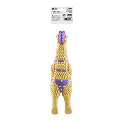 Outward Hound by Charming Pet Squawkers Henrietta Latex Squeaky Rubber Chicken Dog Toy, Funny Interactive Holiday Toy for Dogs, Small Size - color: Henrietta, size: Small