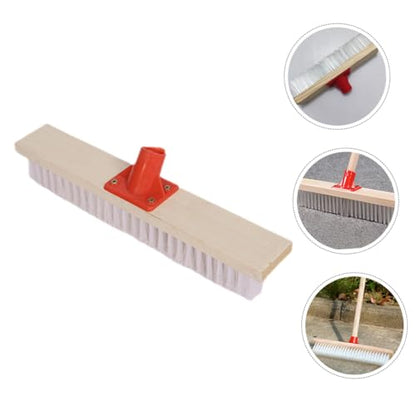 Ciieeo Stiff Bristle Decking Brush for Cleaning Long Handle Scrub Brush for Floors Carpets Outdoor Surfaces Effortless Dirt Removal Hard to Reach Areas Bristles