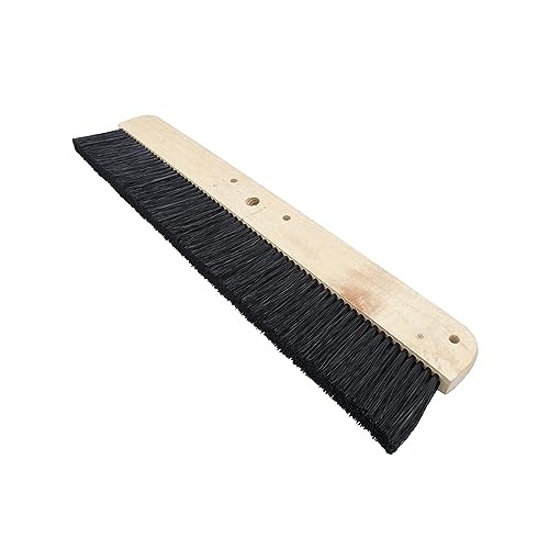 MARSHALLTOWN 36 Inch Wood Backed Concrete Broom, Polypropylene Bristles, Assembled in USA, 847 - style: 36 Inch