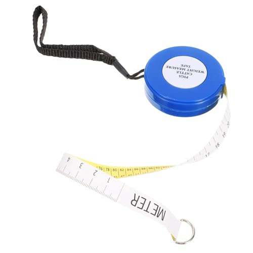 GLEAVI Cattle Weight Tape Measure and Animal Measuring Tape 2.5m Blue Multipurpose Livestock Body Measurement for Goats, Pigs, Horses, and Cows Random Style