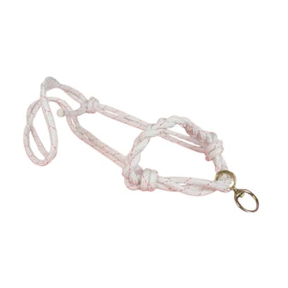 Menolana Bull Bridle Cow Halter for Home Cattles Farms Outdoor Strong Cow Lead Equipment Nylon Tools Effective Cattle Traction Halter - size: Braided Large