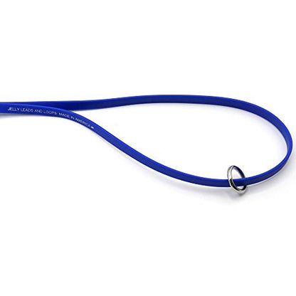 Jelly Pet Grooming Loop for Dogs, Groomers Helper, BioThane Material is Easy to Clean, Waterproof & Durable Noose Loop, Fits Most Pet Grooming Tubs/Tables/ 3/8” x 24” W/Ring Purple - color: Purple, size: 3/8” x 24”