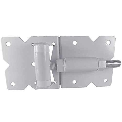Vinyl Fence Hardware Kit - White Gate Hinges & Latch - Single Gate Kit - size: White - Each