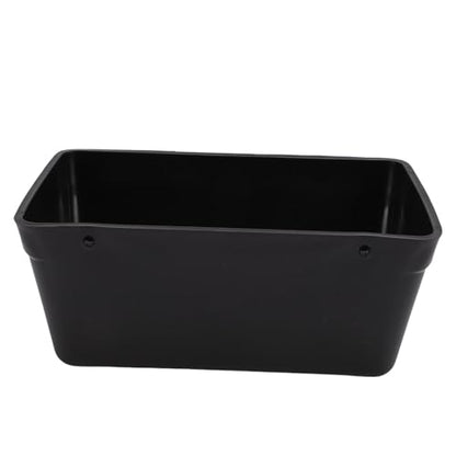 Hanging Poultry Feeder, Large Capacity Space Saving Plastic Hanging Chicken Feeder Trough with Minimized Feed Waste, for Farm Coop Yard Indoor Outdoor Use (Black) - color: Black