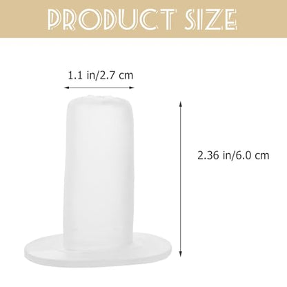 Lurrose 10pcs Calf Feeding Bottle Nipples Rubber Teats for Nursing Bottles Livestock Milk Feeding Supplies Suitable for Farm Use