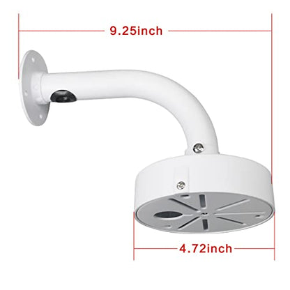 Security Camera Mount Bracket, Dome Camera Mount Universal Camera Wall Mounting Bracket/IP Camera for CCTV Security Camera, L Type