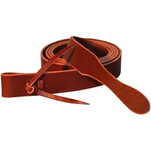 Reinsman Circle Y Latigo Tie Strap | Durable Adjustable Western Leather Equine Saddle Cinch Tie Strap with Holes | Ranch Riding & Training Horses - size: 1 5/8" x 7'