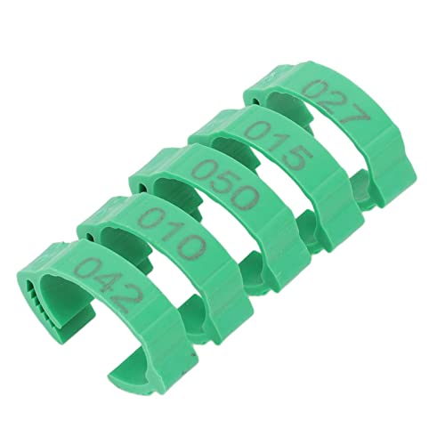 Bird Leg Rings 1-50 | Numbered Chicken Identification Bands for Bantam/Finch/Lovebird/Quail | Reusable Plastic Poultry Leg Bands | 6 - Slot Adjustable Design